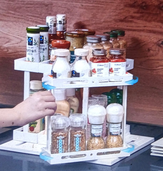 Pull-Out Under Sink Spice Rack Organizer