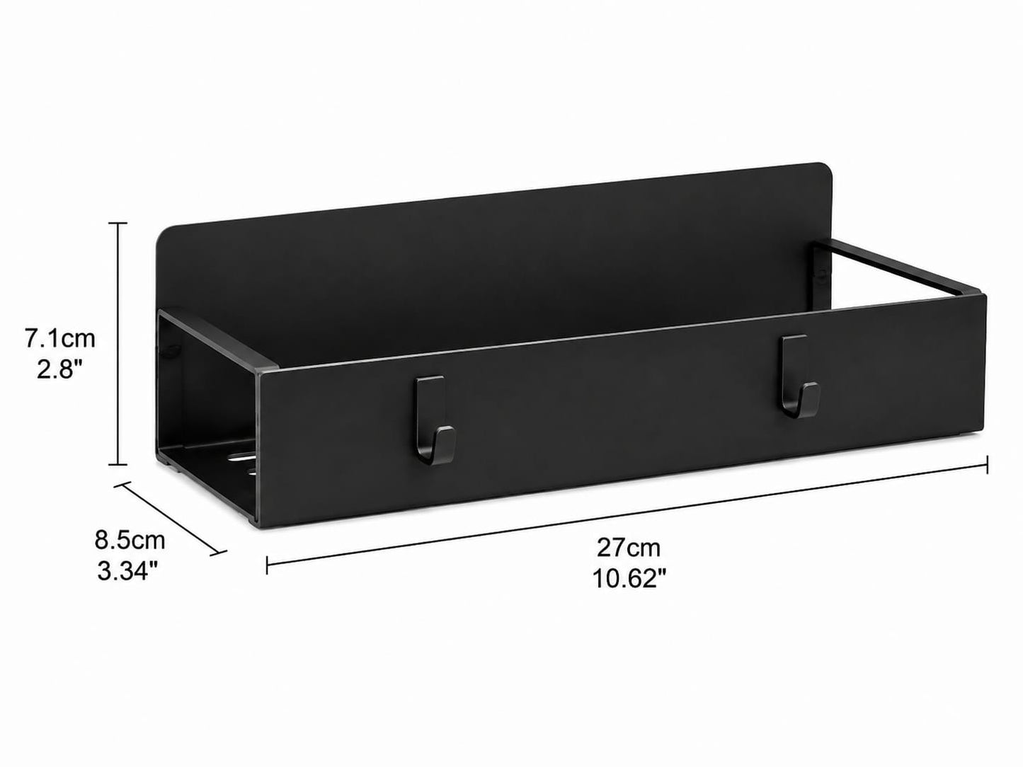 Premium Magnetic Refrigerator Storage Rack | Side Fridge Organizer