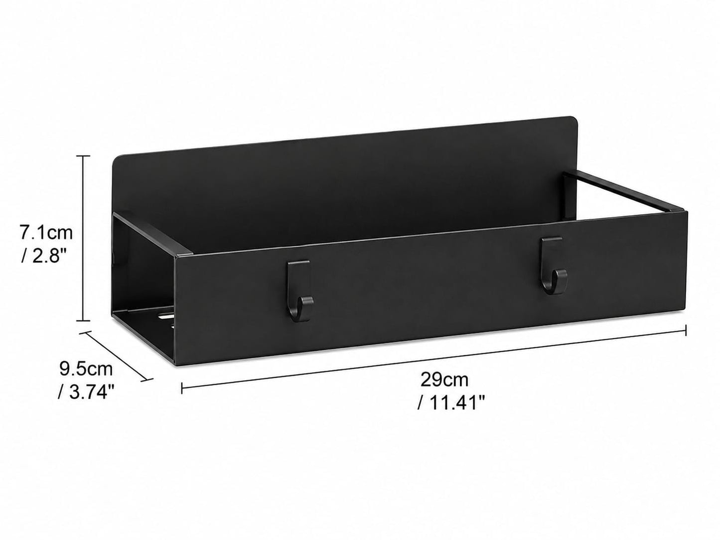 Premium Magnetic Refrigerator Storage Rack | Side Fridge Organizer